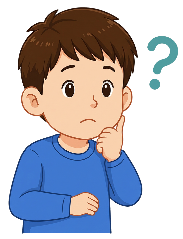悩む男の子
